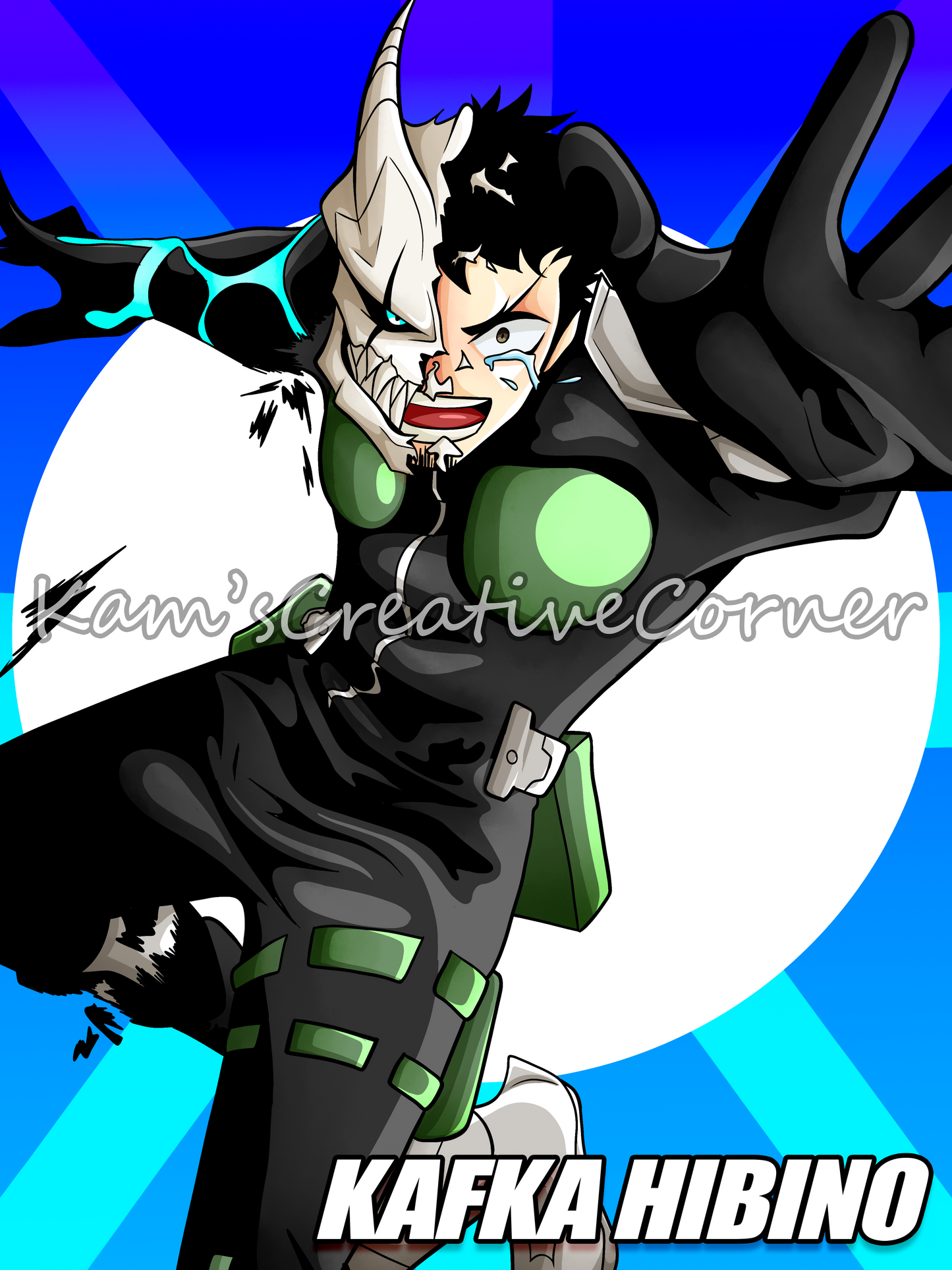 No. 8 Anime Print