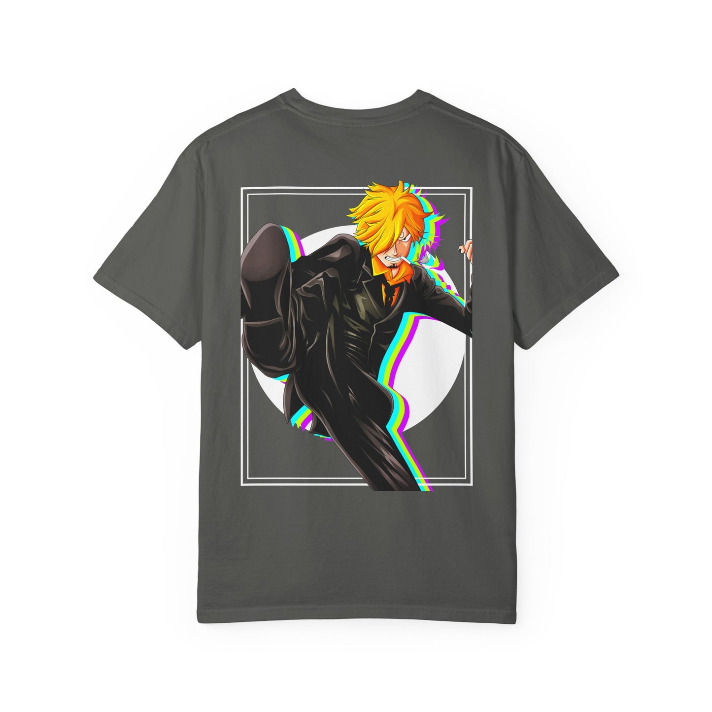 Black Leg Graphic Anime T-Shirt