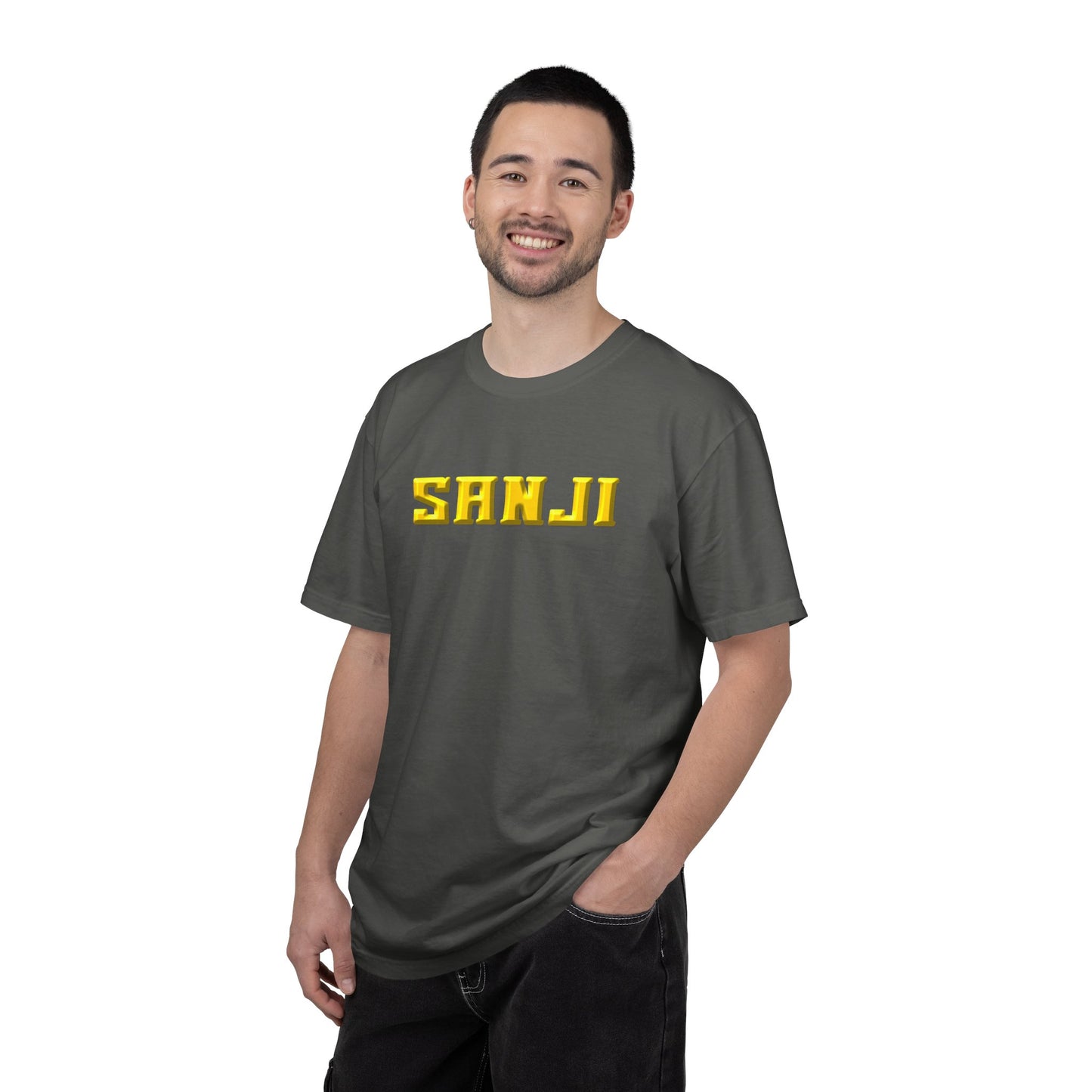 Black Leg Graphic Anime T-Shirt