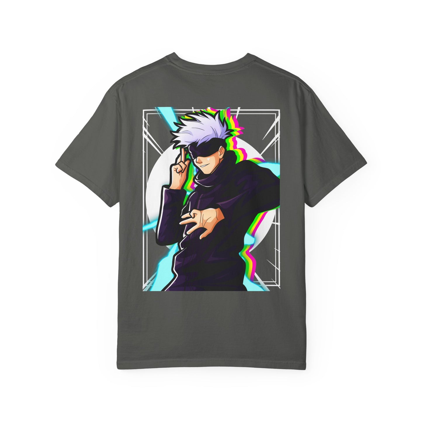 Blindfolded Warrior Graphic Anime T-Shirt