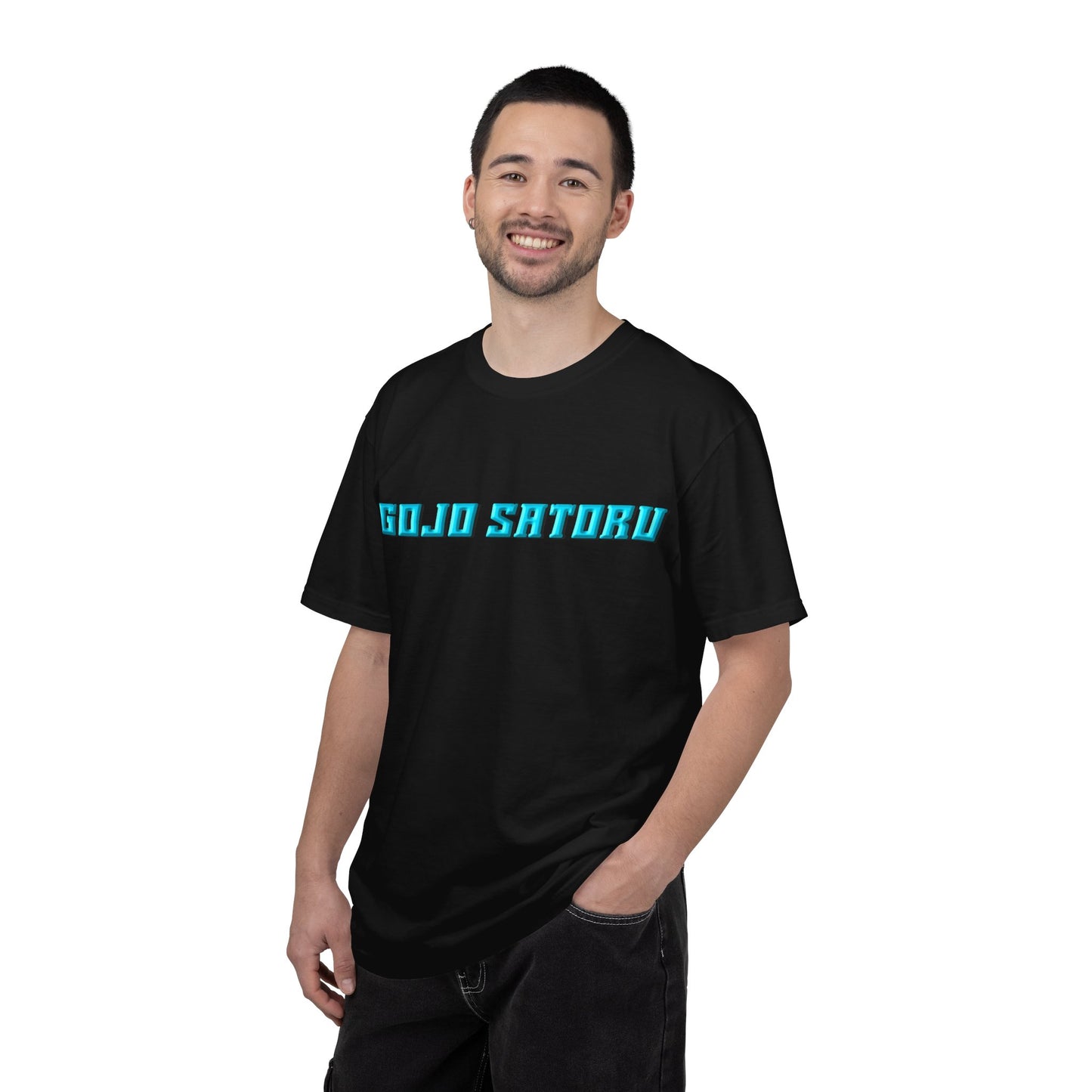 Blindfolded Warrior Graphic Anime T-Shirt