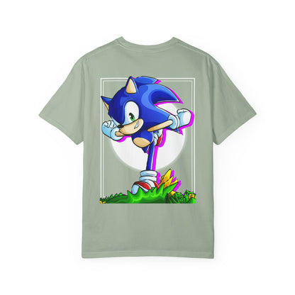 Blue Hedgehog  Gaming Graphic T-Shirt