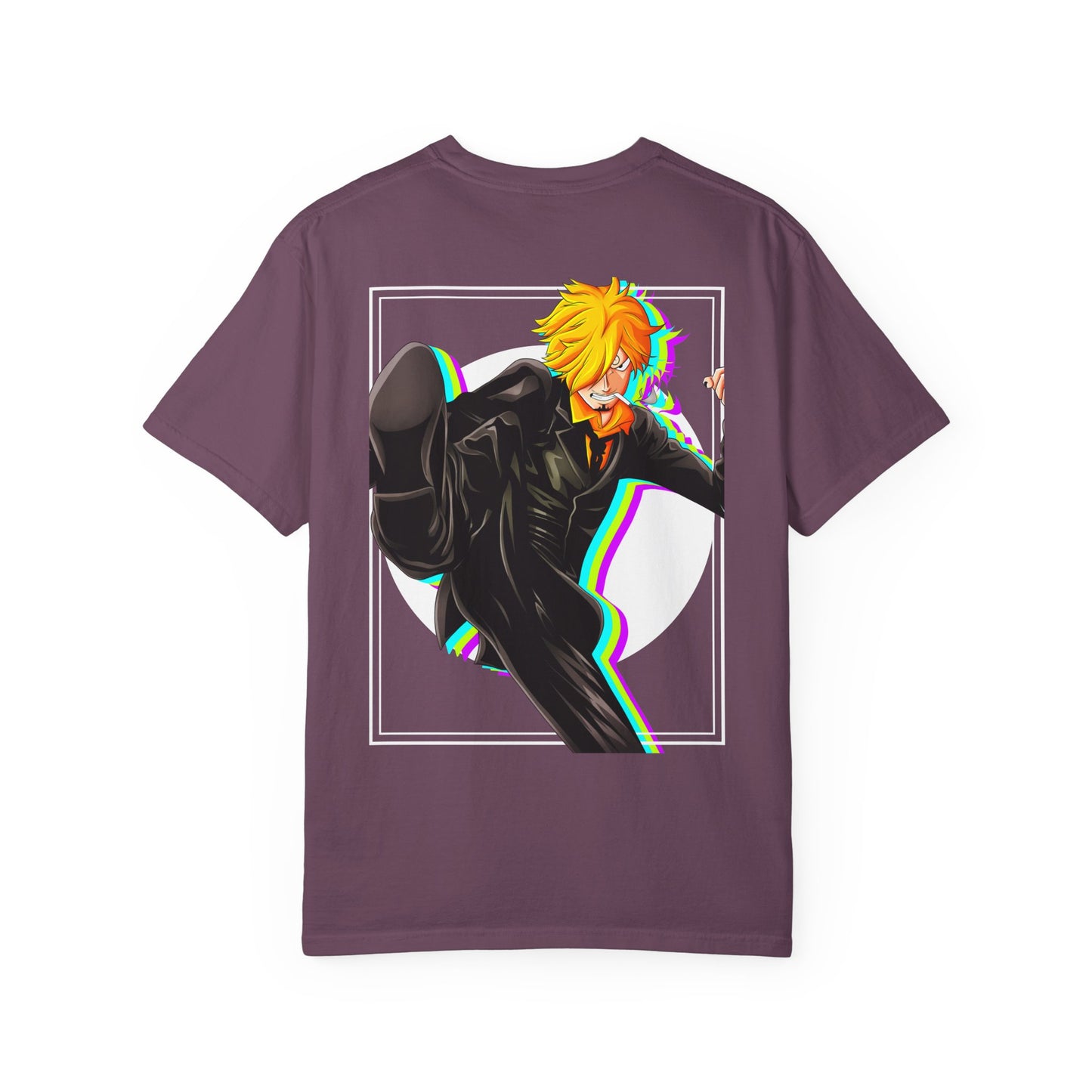 Black Leg Graphic Anime T-Shirt