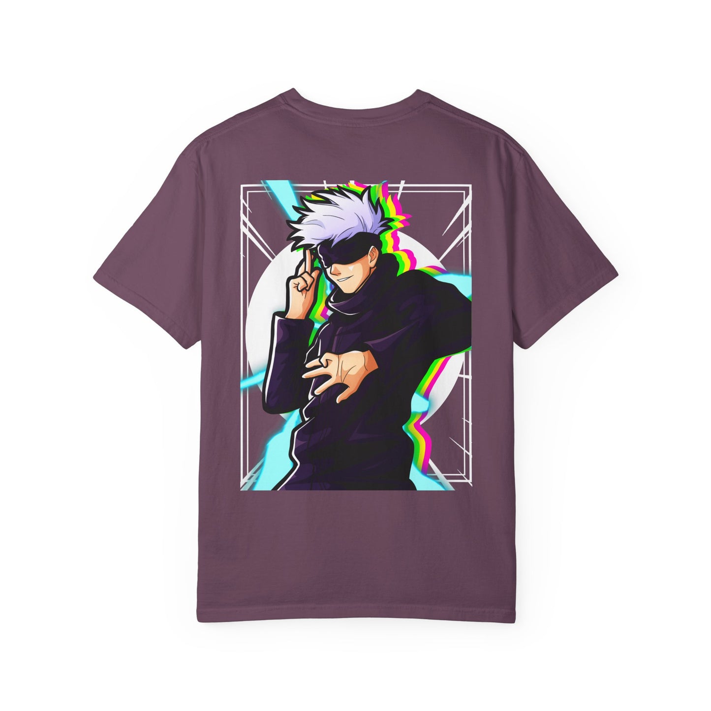 Blindfolded Warrior Graphic Anime T-Shirt