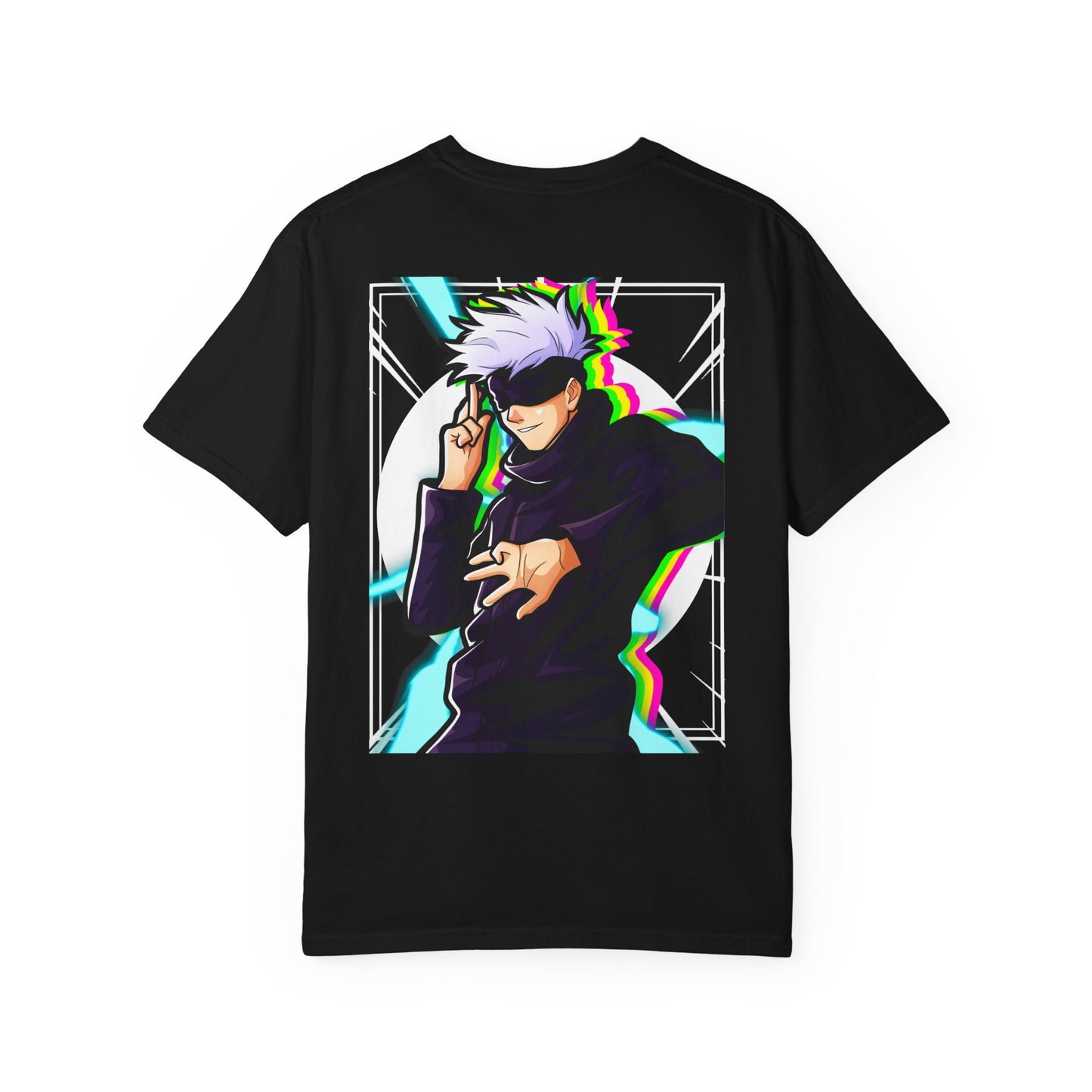 Blindfolded Warrior Graphic Anime T-Shirt