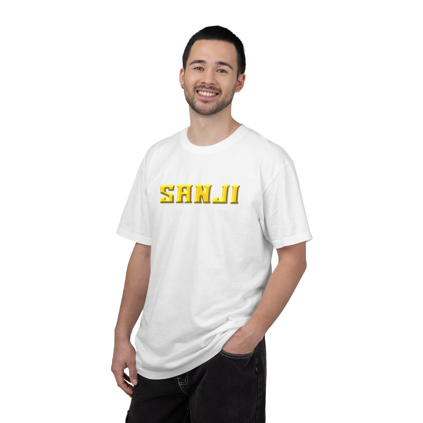 Black Leg Graphic Anime T-Shirt