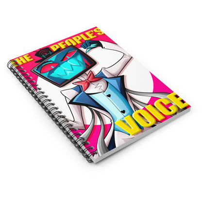 The TV Demon Notebook - Ruled Line