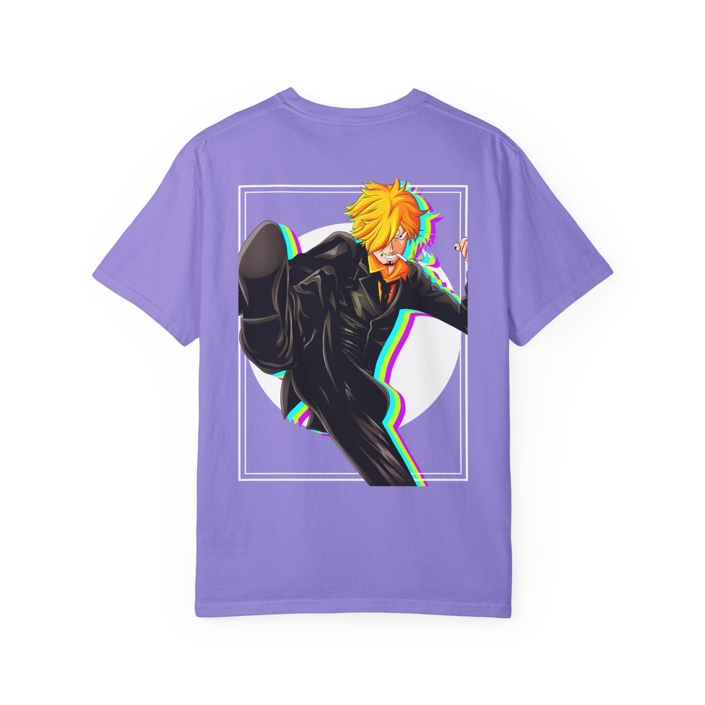 Black Leg Graphic Anime T-Shirt