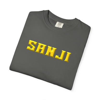 Black Leg Graphic Anime T-Shirt