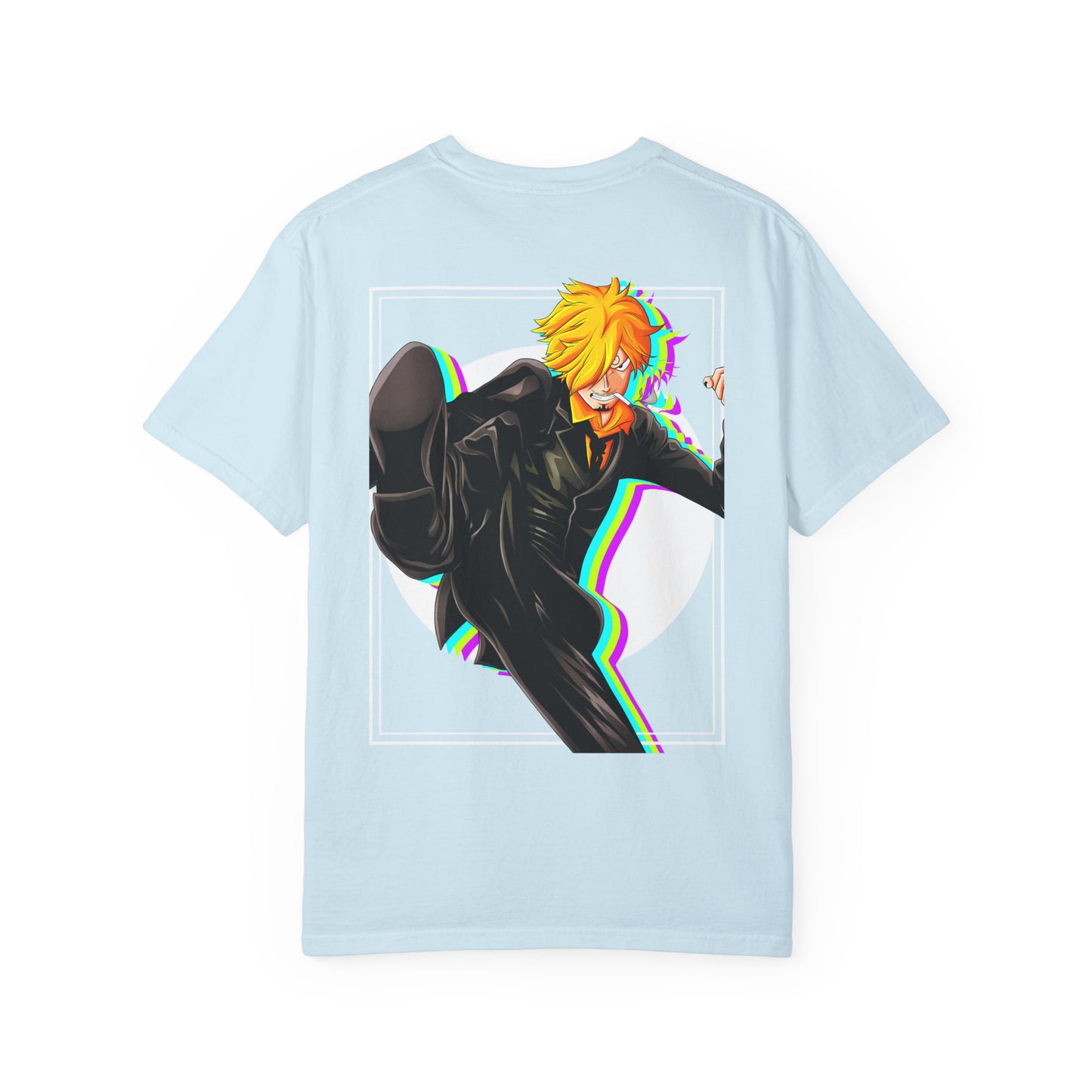 Black Leg Graphic Anime T-Shirt