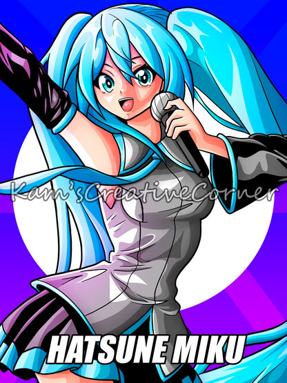 Princess-sama Vocoloid Print