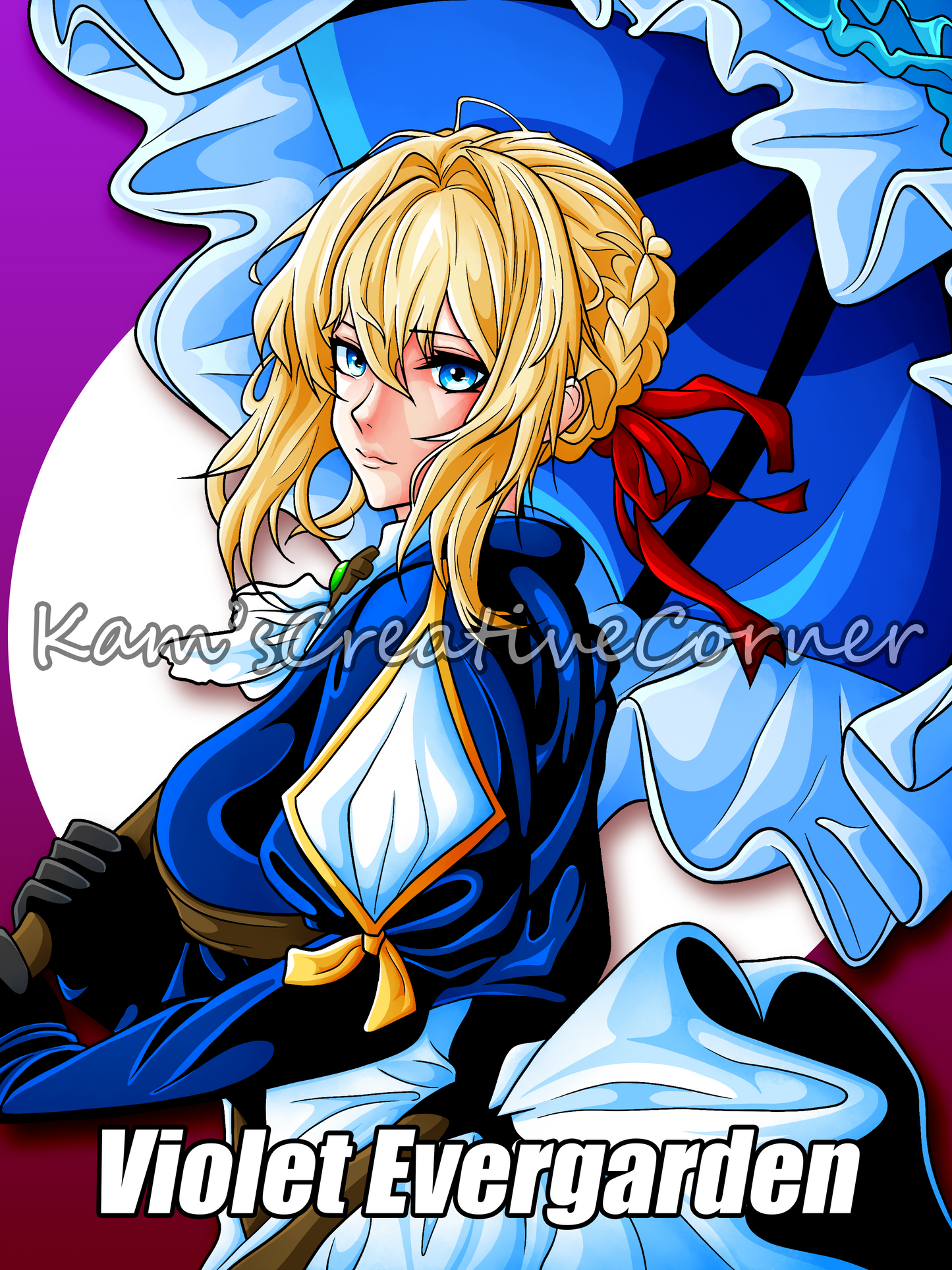 Leidenschaftlich's Soldier Maiden Anime Print