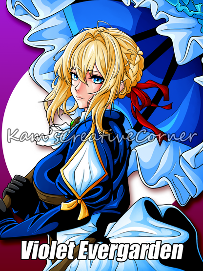 Leidenschaftlich's Soldier Maiden Anime Print