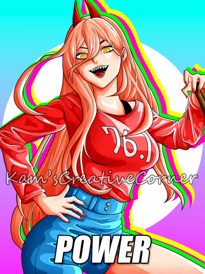 Blood Fiend Anime Print