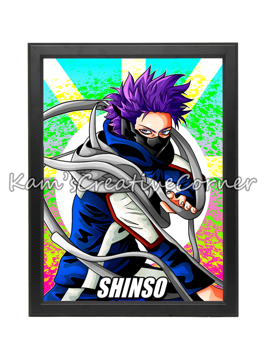 Anime Poster, Toshi Wall Decor, Bedroom Wall Art, Gift for Anime Lovers, Matte Vertical Print