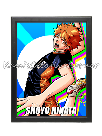 Volleyball Star Sports Anime Print