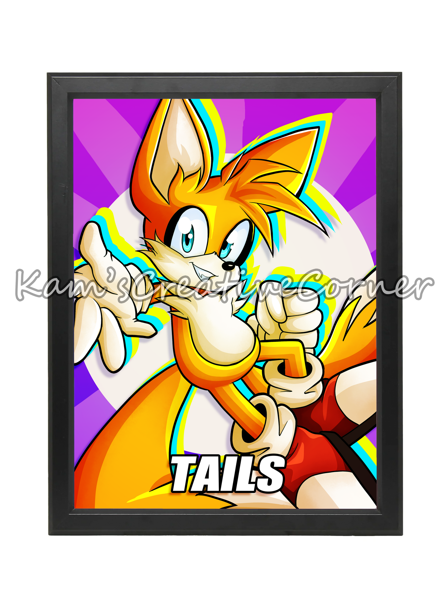 Fox Boy Gaming Print
