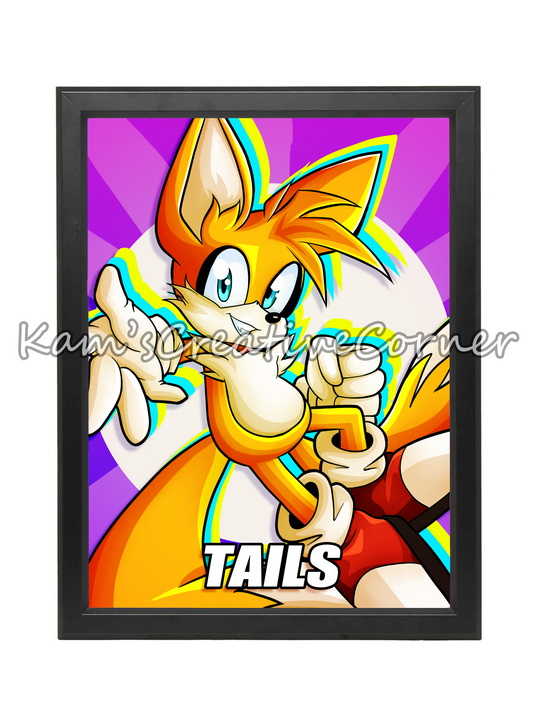 Fox Boy Gaming Print