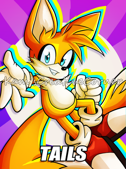Fox Boy Gaming Print