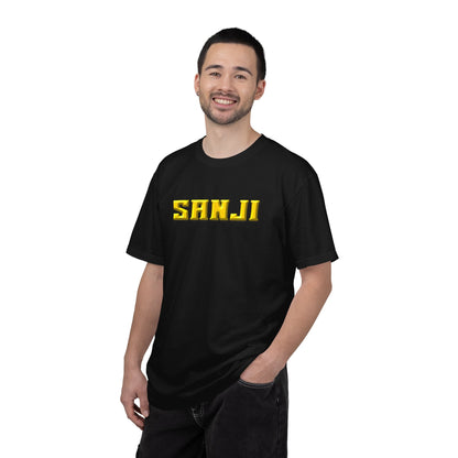 Black Leg Graphic Anime T-Shirt