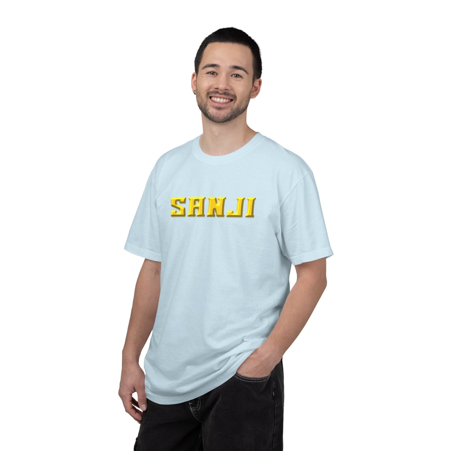 Black Leg Graphic Anime T-Shirt