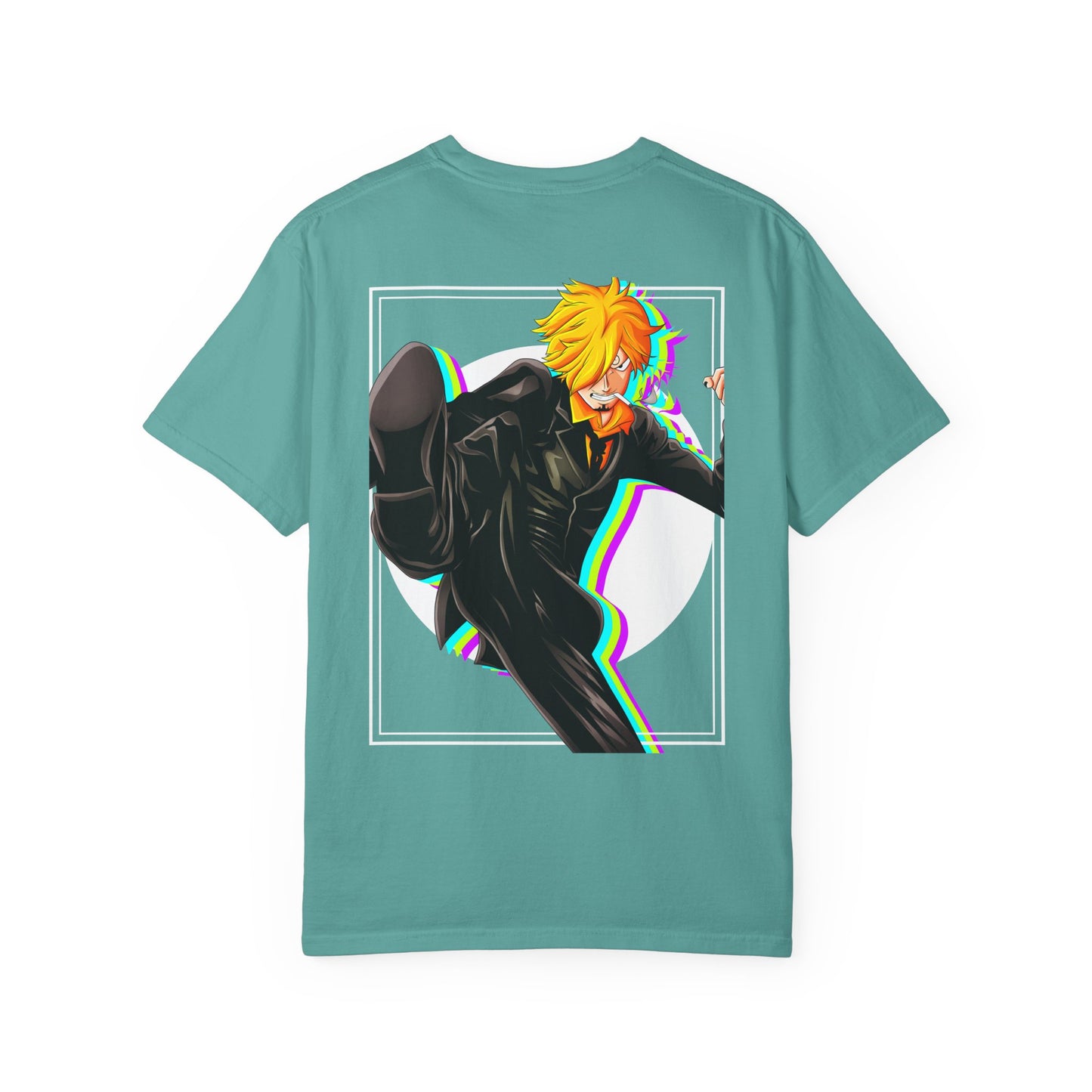 Black Leg Graphic Anime T-Shirt
