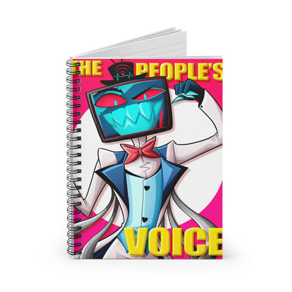 The TV Demon Notebook - Ruled Line