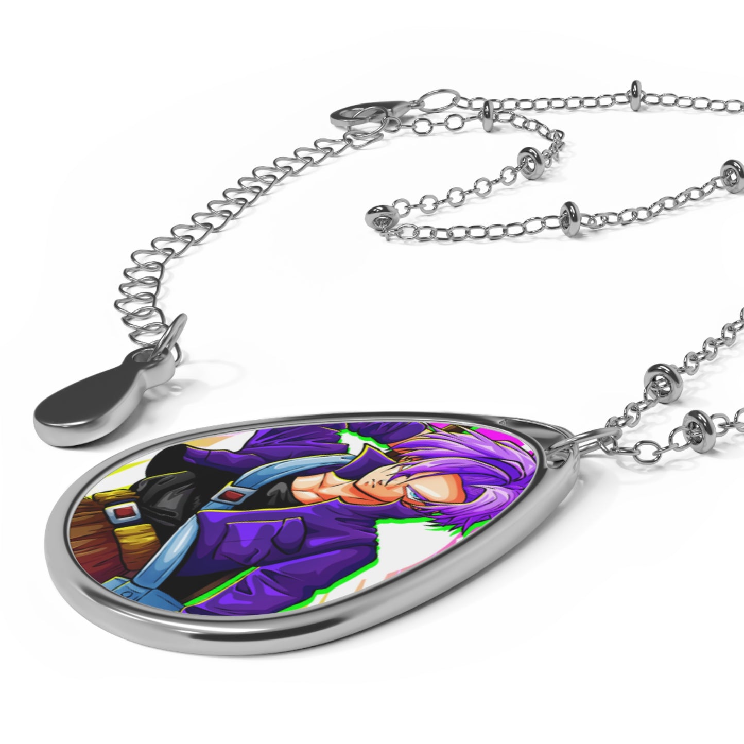 Future Oval Necklace - Perfect Gift for Fans, Cosplay, and Birthdays, Anime Jewelry, Statement Piece
