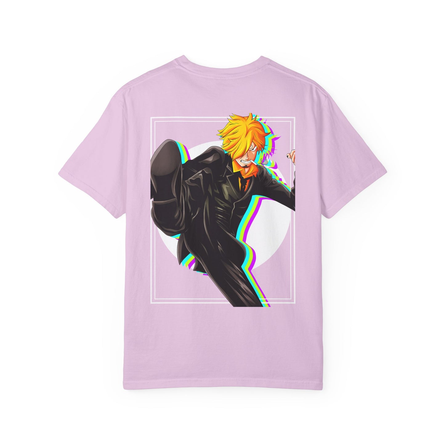 Black Leg Graphic Anime T-Shirt