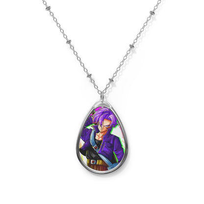 Future Oval Necklace - Perfect Gift for Fans, Cosplay, and Birthdays, Anime Jewelry, Statement Piece