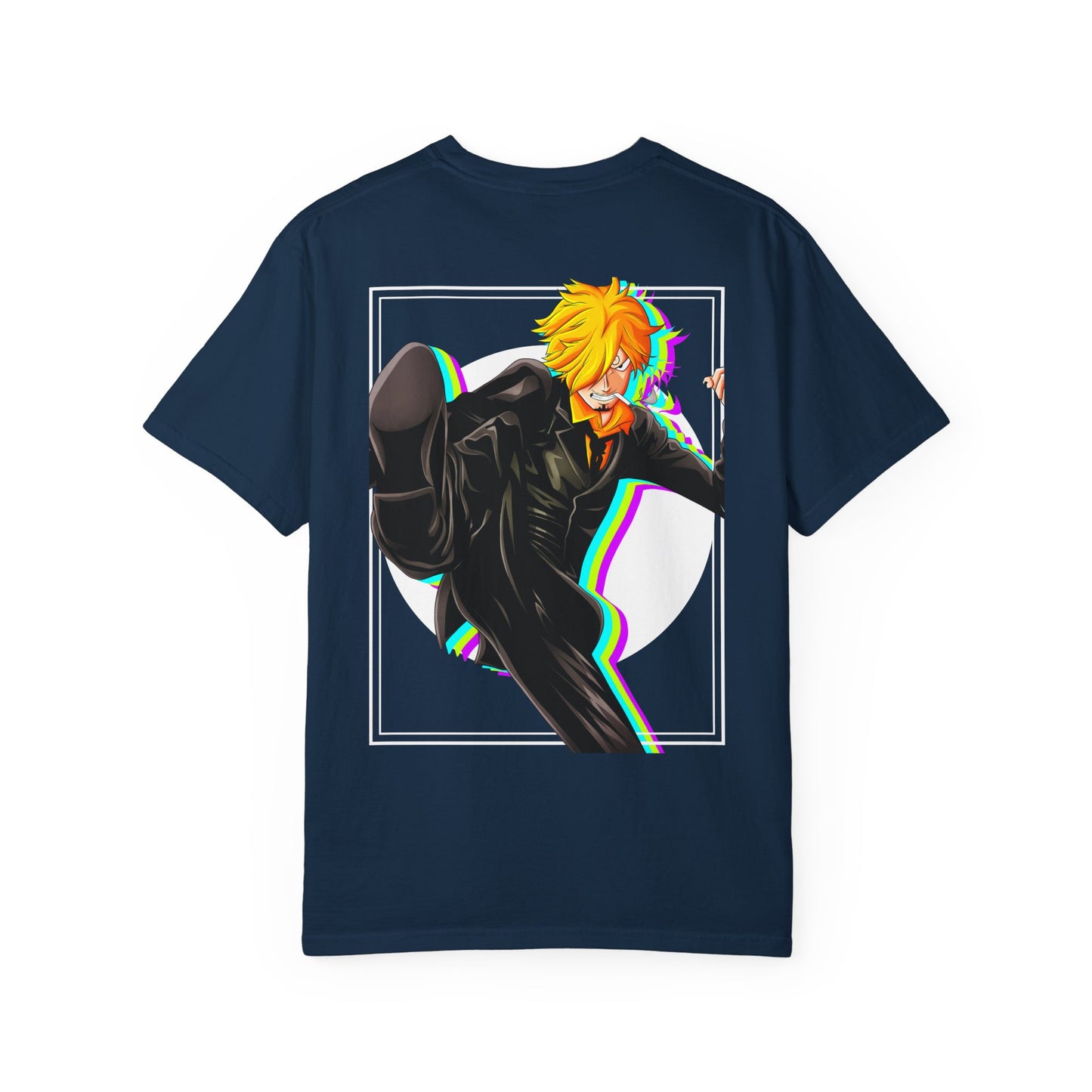 Black Leg Graphic Anime T-Shirt