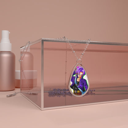 Future Oval Necklace - Perfect Gift for Fans, Cosplay, and Birthdays, Anime Jewelry, Statement Piece