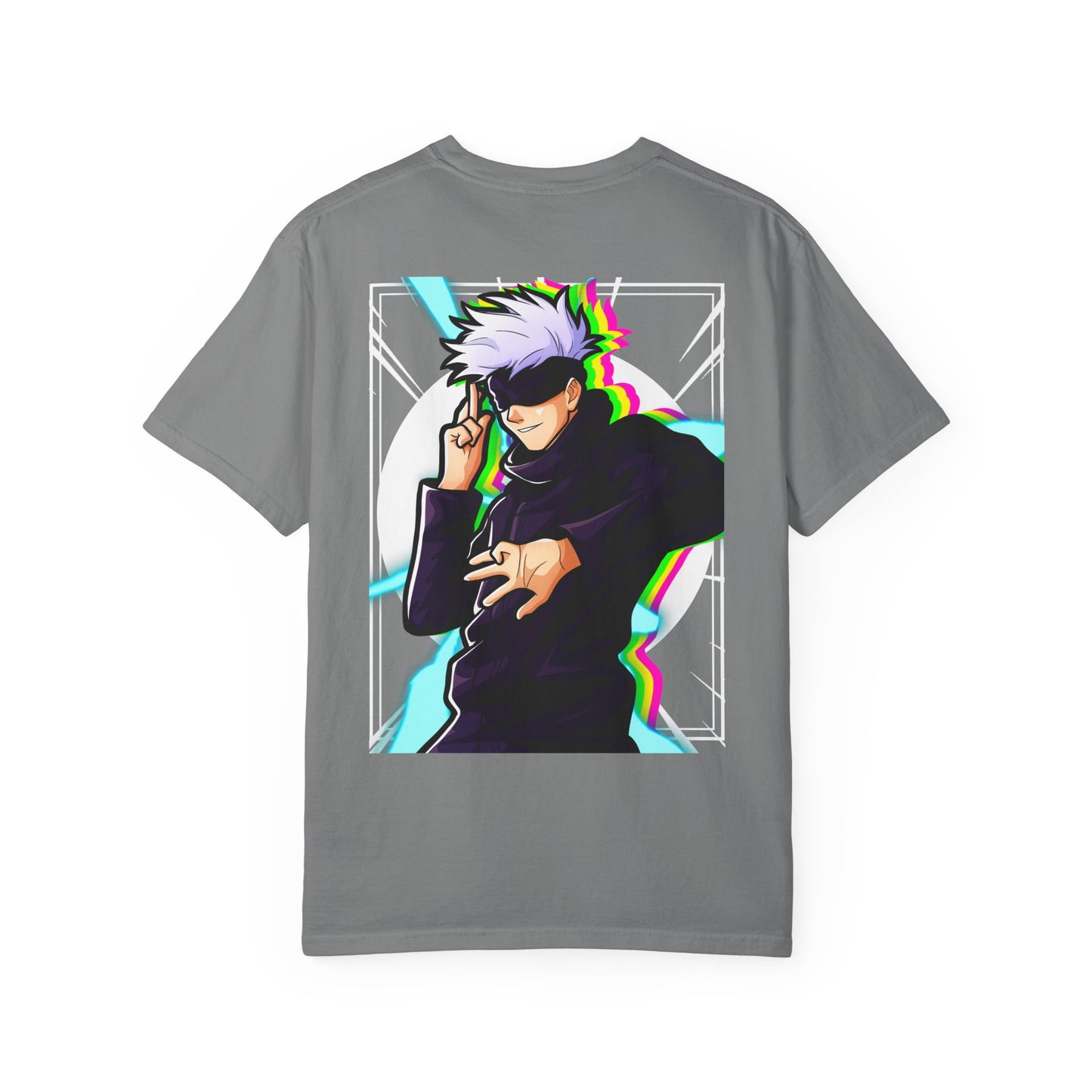 Blindfolded Warrior Graphic Anime T-Shirt