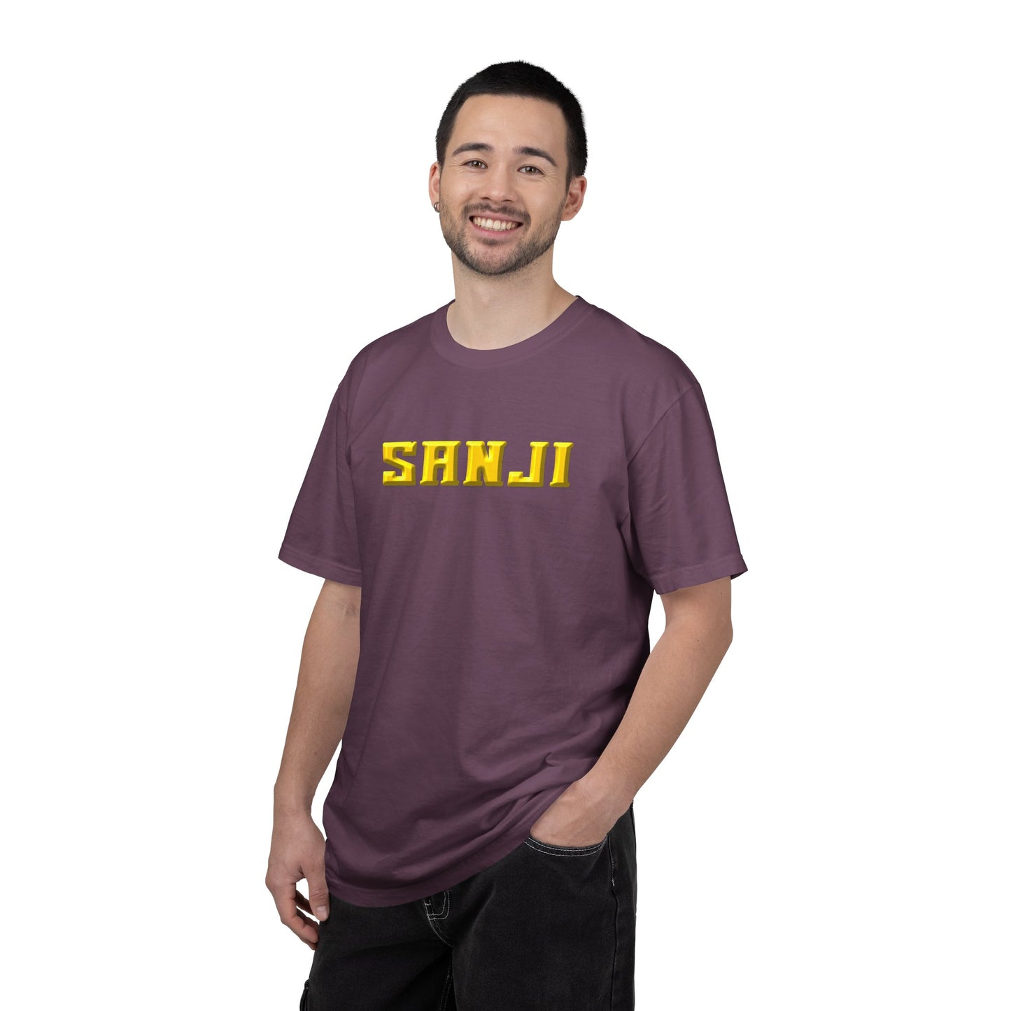 Black Leg Graphic Anime T-Shirt