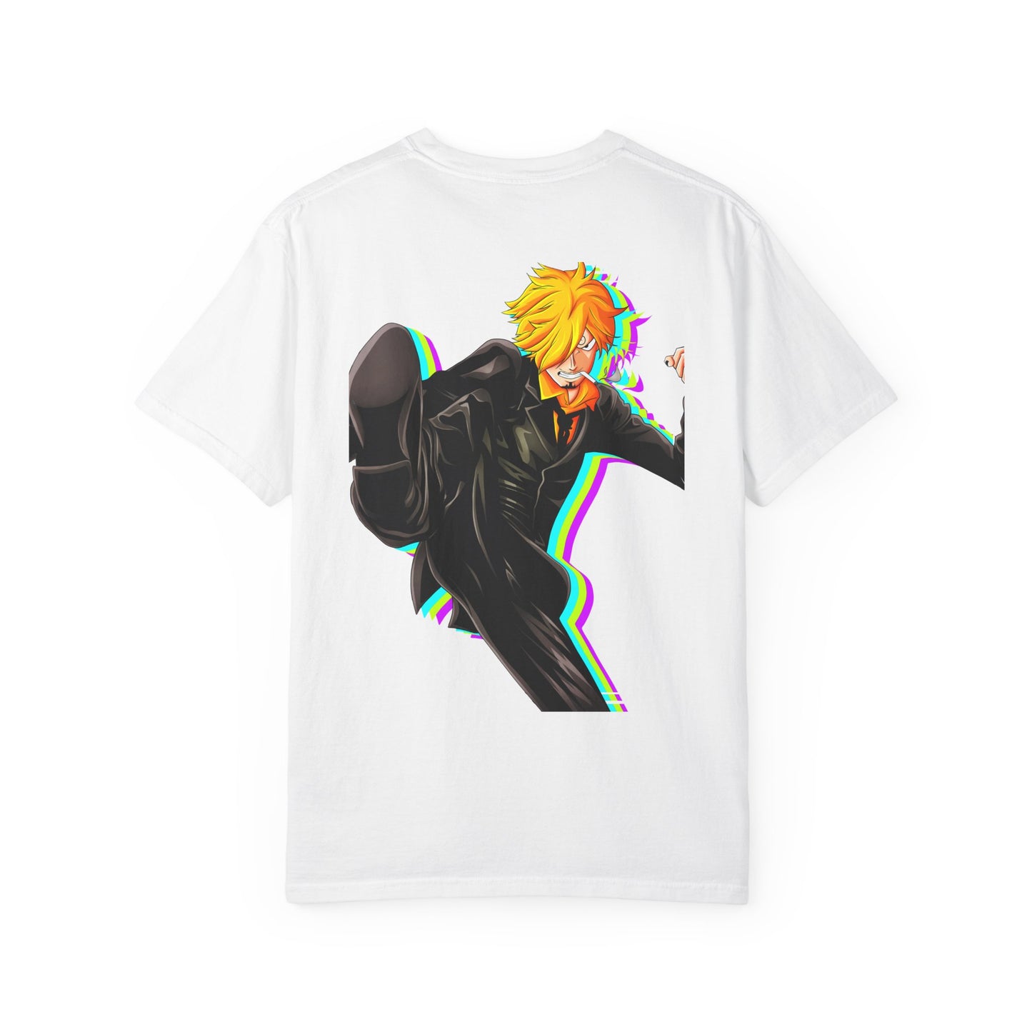 Black Leg Graphic Anime T-Shirt