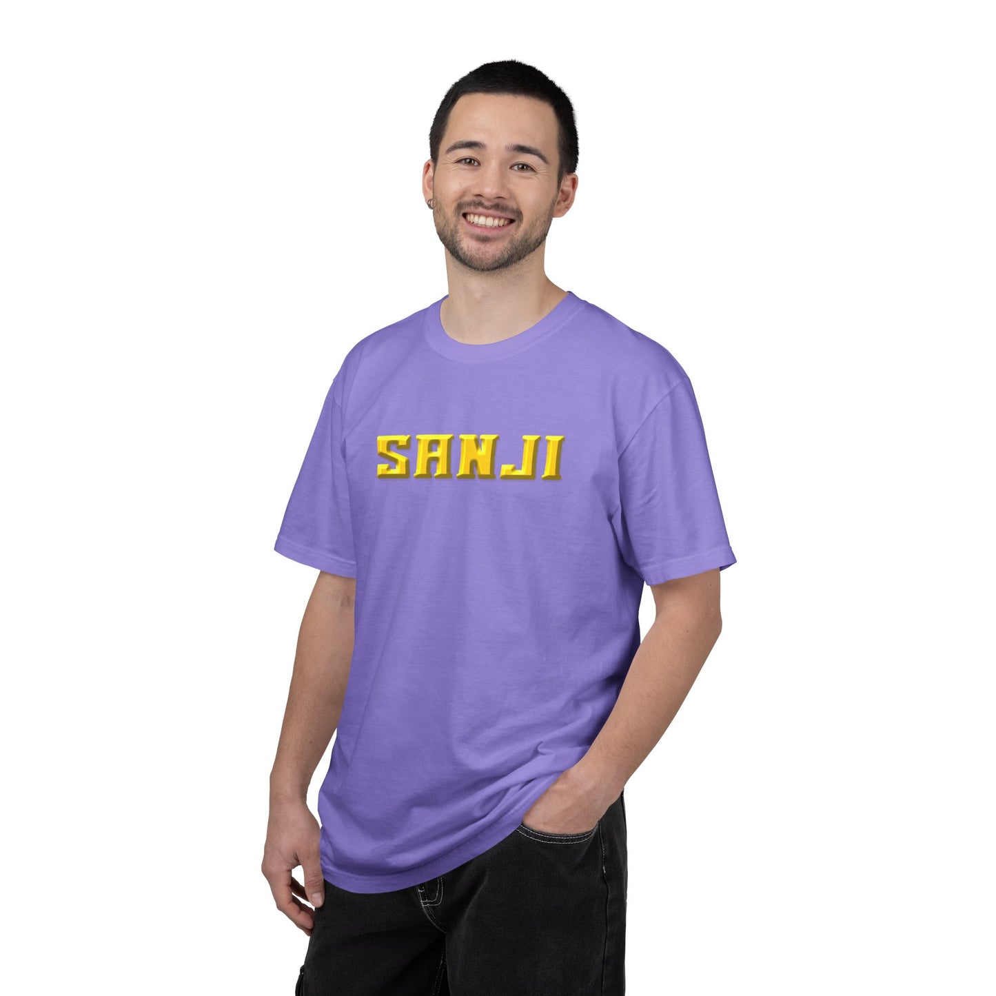 Black Leg Graphic Anime T-Shirt