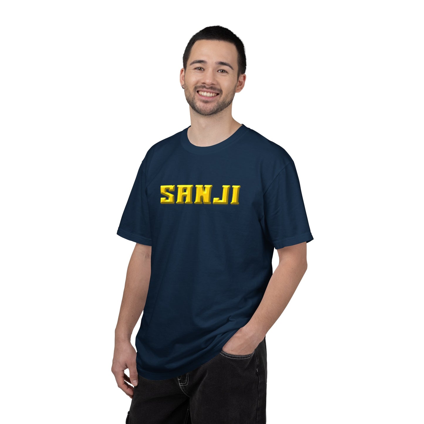 Black Leg Graphic Anime T-Shirt